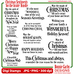 Christmas Sentiments 'For the Inside' Digital Stamp Bundle